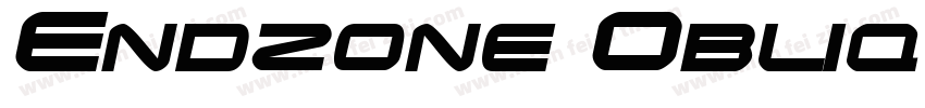 Endzone Oblique字体转换
